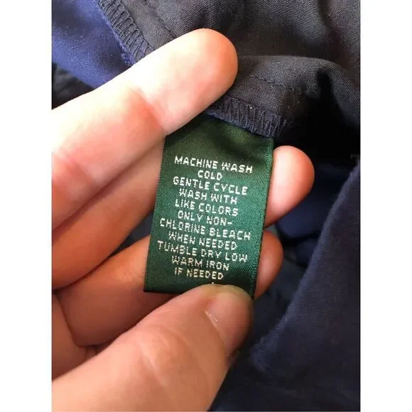 Lauren Ralph Lauren Women’s Navy Blue Sailor Style Dress Pants Size 8 - Picture 7 of 10